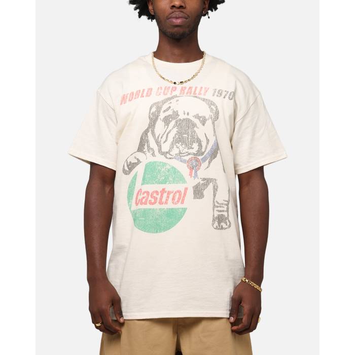 Castrol 【 World Cup Rally T-Shirt Mens Natural 】 Tシャツ メンズ ナチュラル