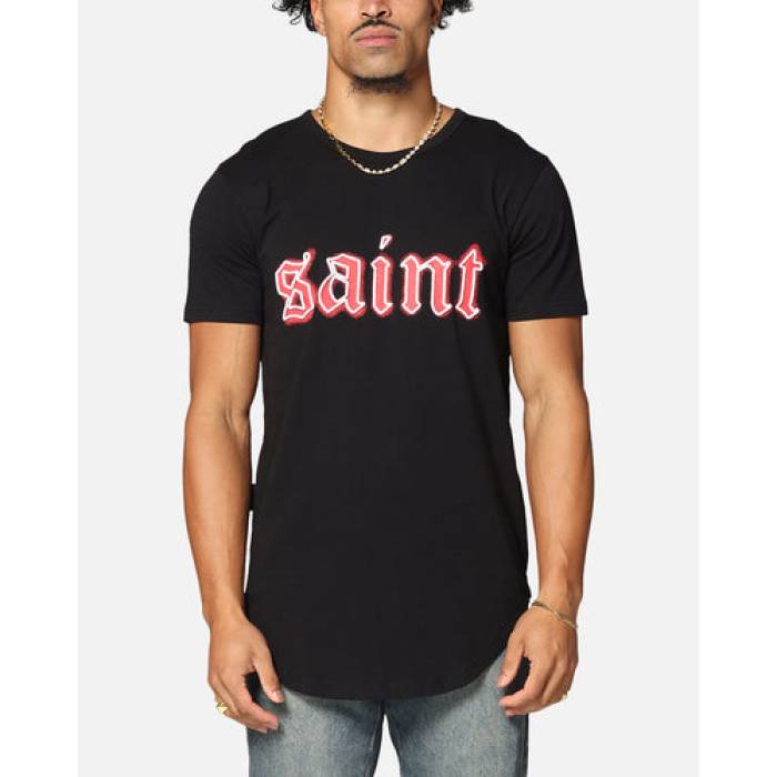 Saint Morta 【 Cambronne El Duplo Ss Tee Mens Black/Red 】 プルオーバー メンズ 黒いこと 黒いこと Red 赤・赤いこと
