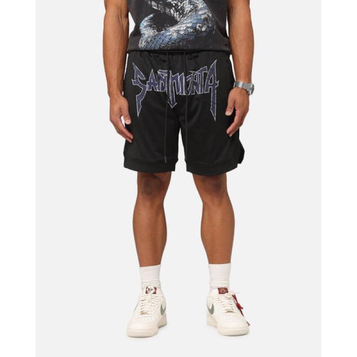 Saint Morta 【 Rise Or Ride Basketball Shorts Ite Mens Black/Purple/Wh 】 ライズ 篭球 さる股引き メンズ 黒いこと 黒いこと Purple 紫・パープル