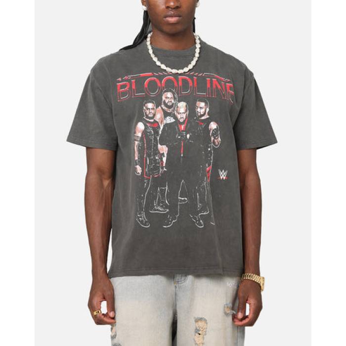 Culture Kings 【 X Wwe The Bloodline Heavy T-Shirt Mens Black Wash 】 プルオーバー メンズ 黒いこと 黒いこと