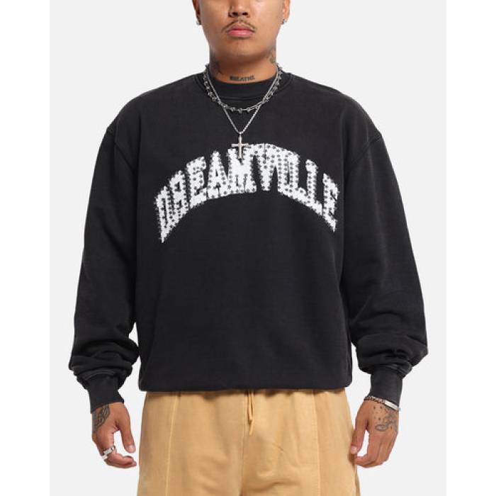 Dreamville 【 Stars Crewneck Mens Black 】 スターズ メンズ 黒色 ブラック