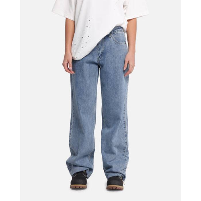 Xxiii 【 Baggy Jeans Womens Blue Denim 】 バギージーンズ レディース 青色 ブルー デニム