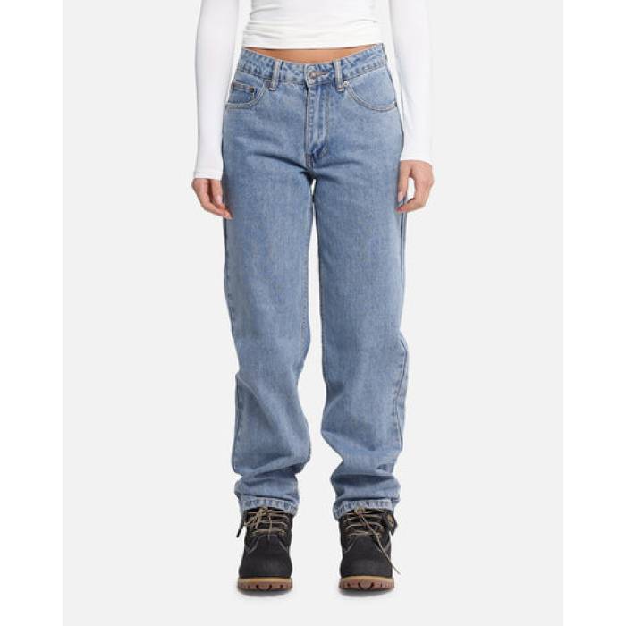 Xxiii 【 High Rise Relaxed Jeans Womens Blue Denim 】 ハイ ライズ ジーンズ レディース 青色 ブルー デニム