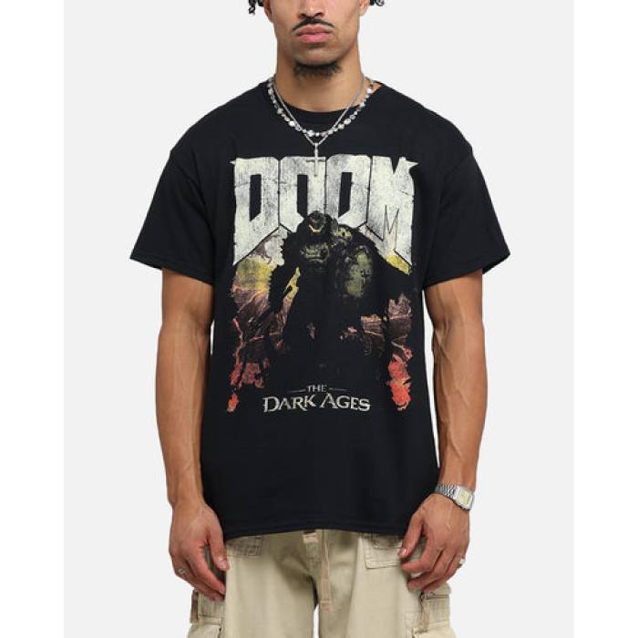 73Studio 【 X Doom Dark Ages T-Shirt Mens Black 】 ティーシャツ メンズ 黒いこと 黒いこと