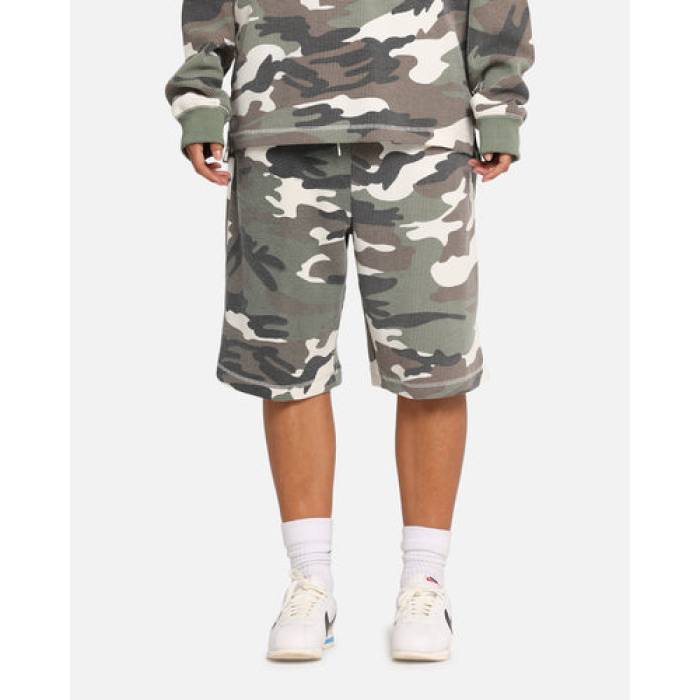 Xxiii 【 Printed Thermal Shorts Womens Camo 】 さる股引き レディース 間鴨柄