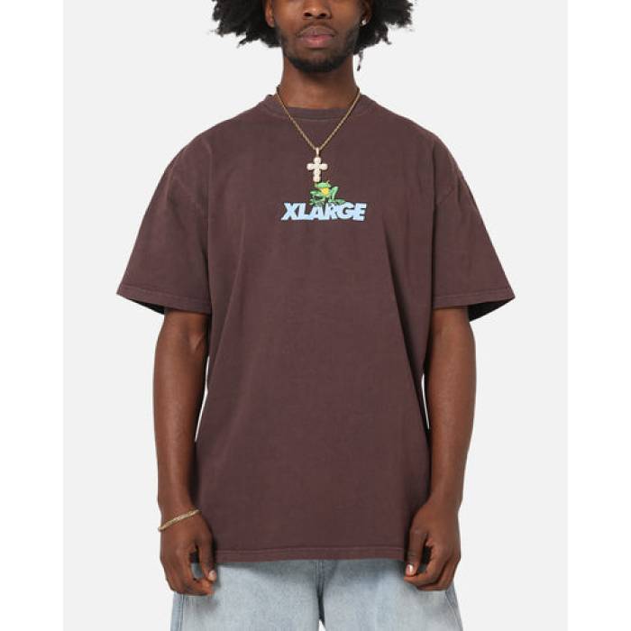 X-Large 【 Frog T-Shirt Te Mens Pigment Chocola 】 ティーシャツ メンズ