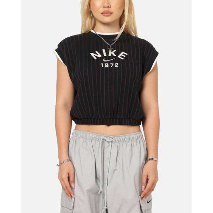 ナイキ Nike 【 Sportswear Loose Knit Tank Womens Brown/Black 】 ニット タンクトップ レディース 茶色 ブラウン 黒色 ブラック