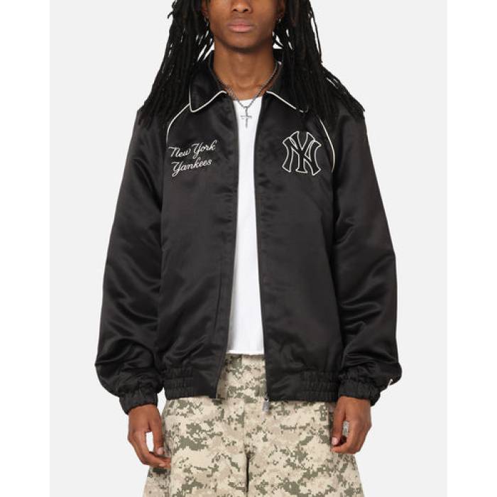 ニューエラ New Era 【 New York Yankees Mlb Club Jacket Mens Black 】 ヤンキース クラブ Jacket ジャケット メンズ 黒色 ブラック