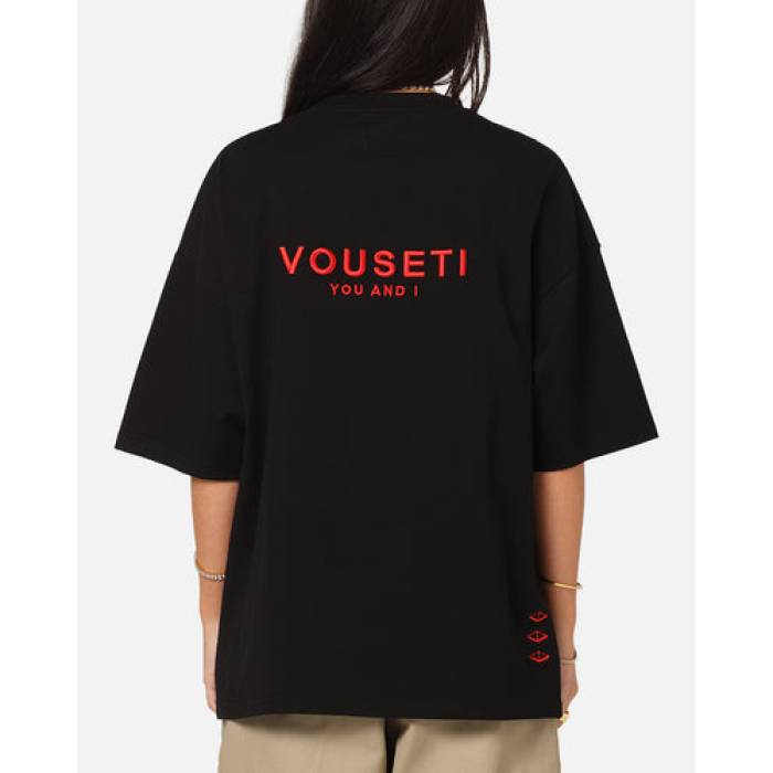 Vouseti 【 Og T-Shirt Womens Black 】 プルオーバー レディース 黒いこと 黒いこと