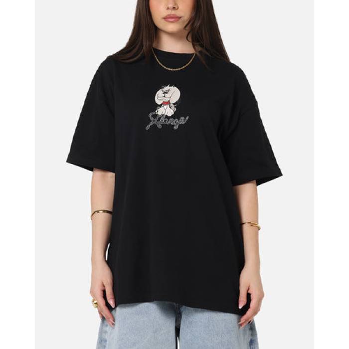 X-Large 【 Off Leash T-Shirt Womens Black 】 プルオーバー レディース 黒いこと 黒いこと