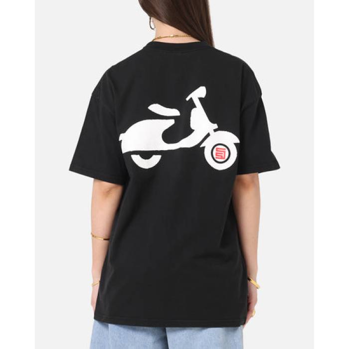 S Double 【 Ultra Glide T-Shirt Womens Washed Black 】 ultra ウルトラ グライド Tシャツ レディース 黒色 ブラック