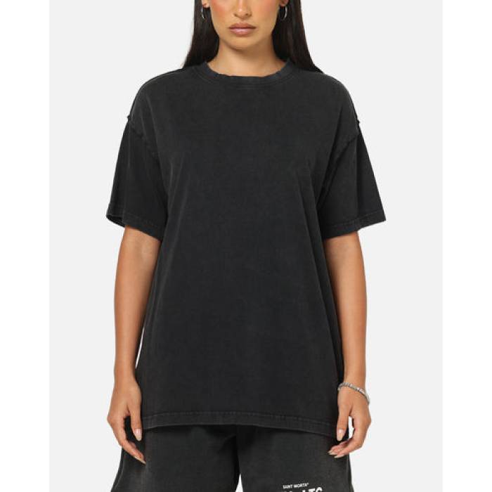 Saint Morta 【 Lafayette T-Shirt Womens Vintage Black 】 ティーシャツ レディース vintage ビンテージ・ヴィンテージ 黒いこと 黒いこと