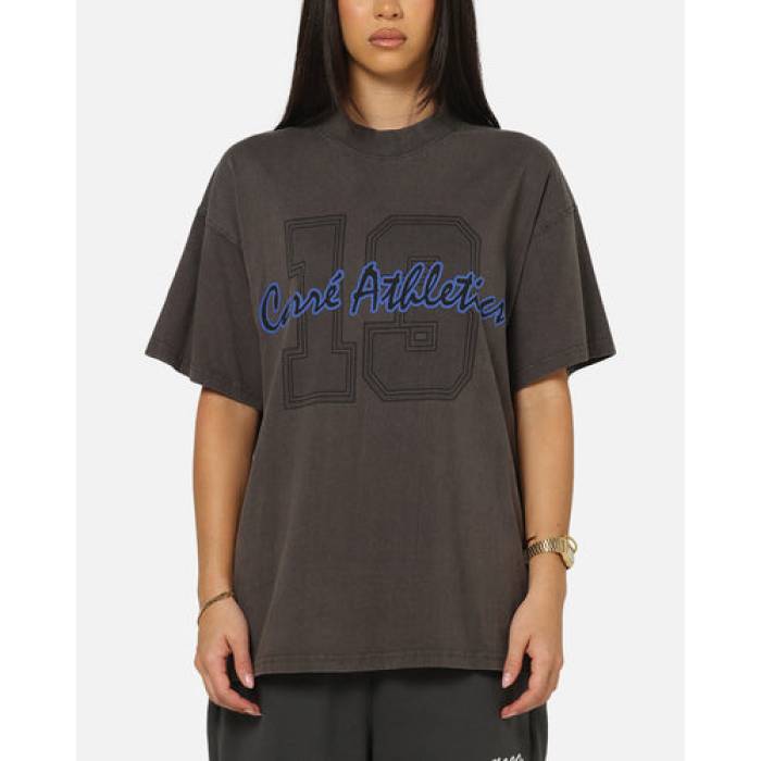 Carre 【 Athletics T-Shirt L Womens Vintage Charcoa 】 アスレチックス ティーシャツ レディース vintage ビンテージ・ヴィンテージ