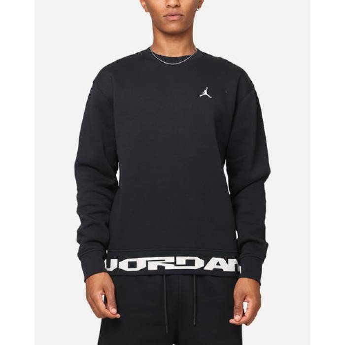 ナイキ ジョーダン Jordan 【 Jumpman Mvp Graphic Fleece Crewneck Sweatshirt Mens Black/Sail 】 Jumpman ジャンプマン グラフィック フリース スウェット トレーナー メンズ 黒色 ブラック