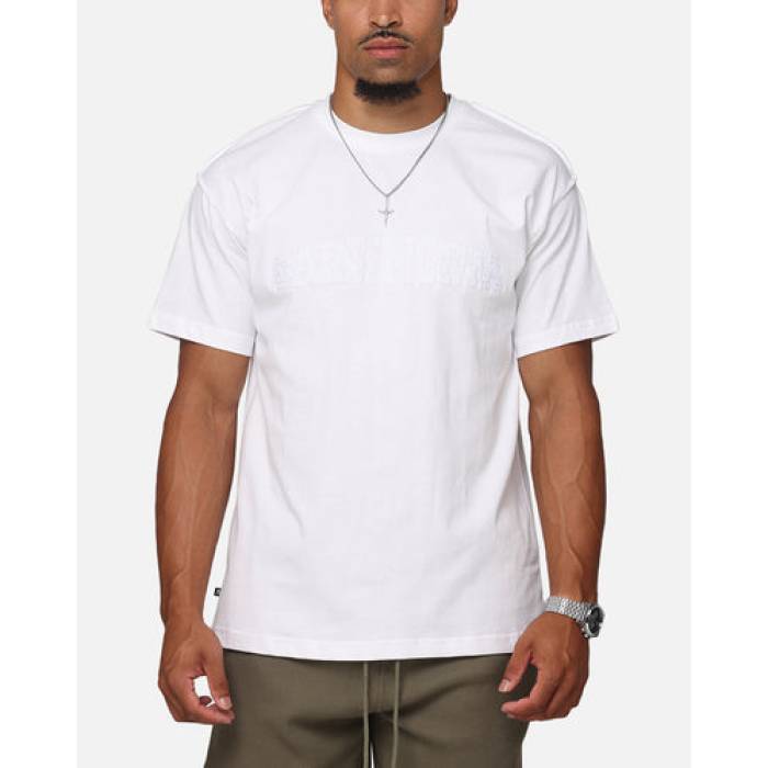 Saint Morta 【 Oklahoma Xweave Lafayette T-Shirt Mens White/White 】 抜けがけの州 プルオーバー メンズ 白いこと 白いこと