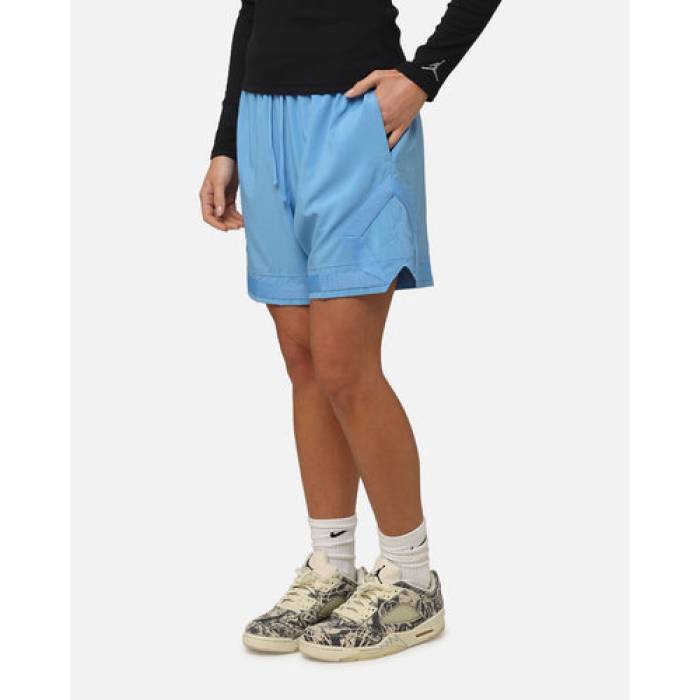 ナイキ ジョーダン Jordan 【 Jumpman Dri-Fit Woven Diamond Shorts Womens Legend Blue 】 Jumpman 飛び降りるマン 素っ気ない填まる Woven ウーブン 金剛石 さる股引き レディース Legend 先祖伝承 青み 青色