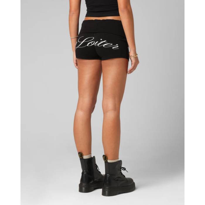 Loiter 【 Bullrush Shorts Womens Black 】 さる股引き レディース 黒いこと 黒いこと