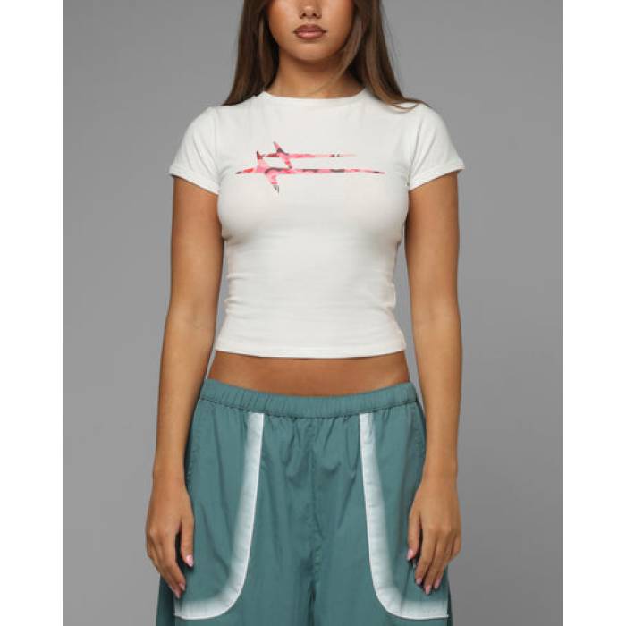 Loiter 【 Hybrid Baby T-Shirt Womens White 】 Hybrid 変わり種 プルオーバー レディース 白いこと 白いこと