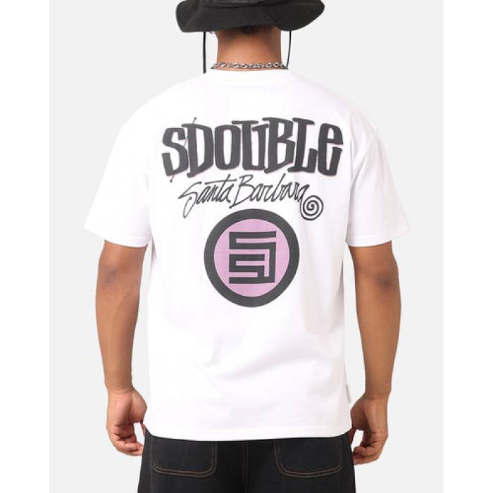 S Double 【 Combo Platter T-Shirt Mens Washed White 】 プルオーバー メンズ 白いこと 白いこと