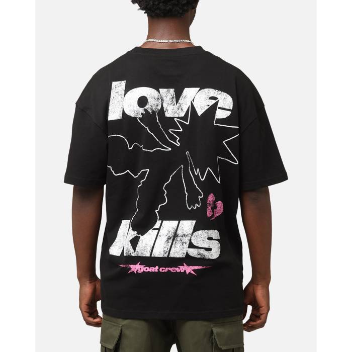 Goat Crew 【 Love Kills T-Shirt Mens Black 】 プルオーバー メンズ 黒いこと 黒いこと