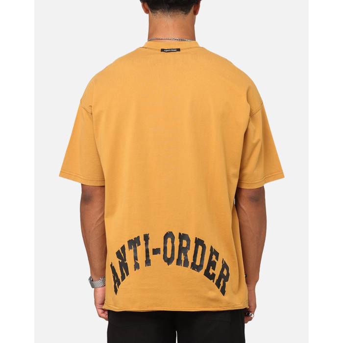 The Anti Order 【 Architype Boxy T-Shirt Mens Mustard 】 プルオーバー メンズ