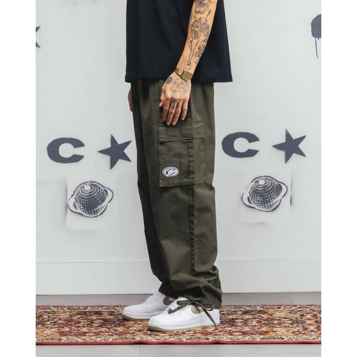 Carre 【 Universal Cargo Joggers Mens Khaki 】 積貨委託貨物 ジョガーパンツ メンズ カーキ