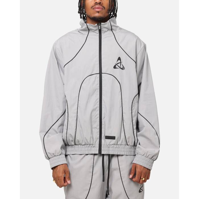 The Anti Order 【 Stereo Nylon Track Jacket Mens Grey 】 ナイロン トラック Jacket ジャケット メンズ 灰色 グレー