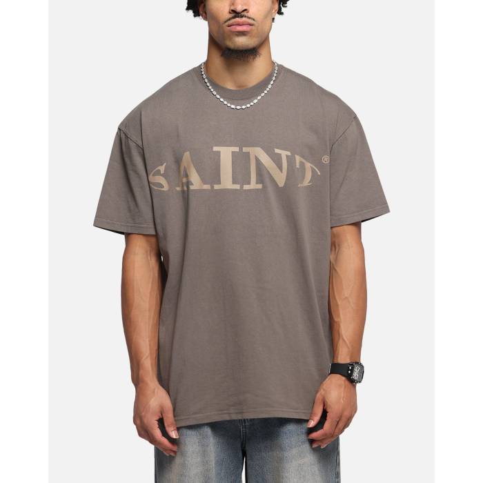 Saint Morta 【 Vision Boxy T-Shirt Mens Brown 】 プルオーバー メンズ 赤銅色 赤銅色