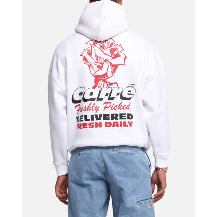 Carre 【 Freshly Picked Hoodie Mens White 】 フーディー パーカー メンズ 白色 ホワイト|スニケス