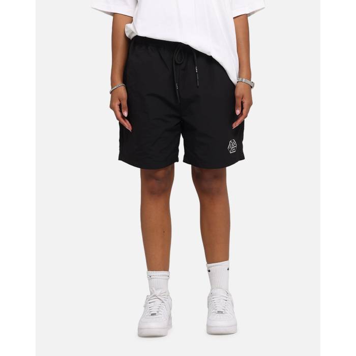 The Anti Order 【 Reverse Logo Nylon Shorts Womens Black 】 意趣晴らし ロゴタイプ ナイロン さる股引き レディース 黒いこと 黒いこと