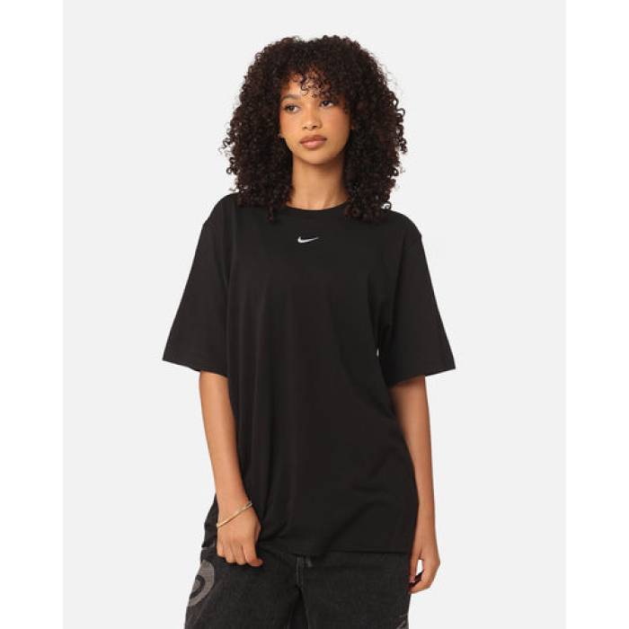 ナイキ Nike 【 Sportswear Essentials T-Shirt Womens Black/White 】 Tシャツ レディース 黒色 ブラック 白色 ホワイト|スニケス