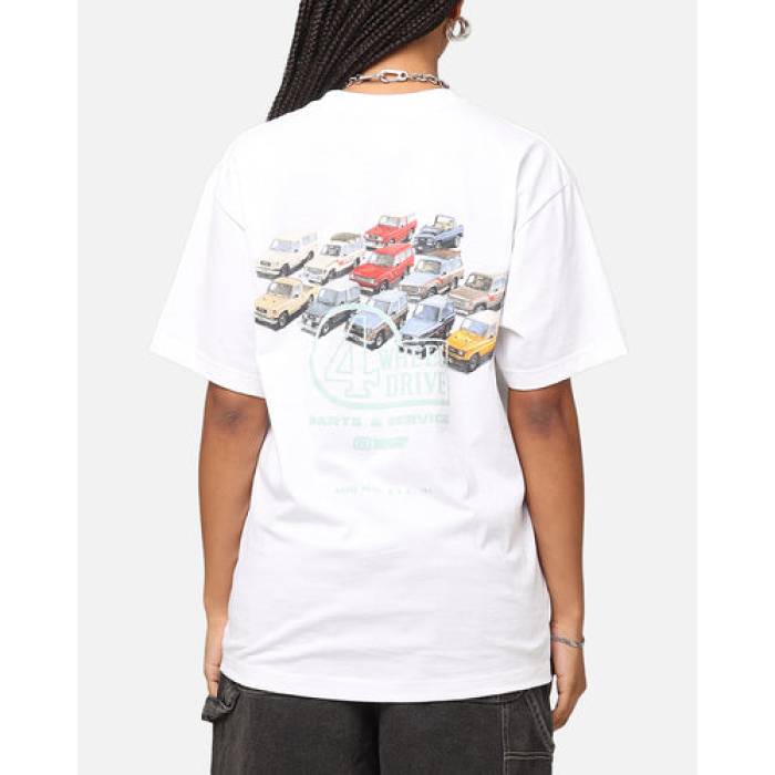 ハフ Huf 【 X Toyota Timeline T-Shirt Womens White 】 Tシャツ レディース 白色 ホワイト|スニケス
