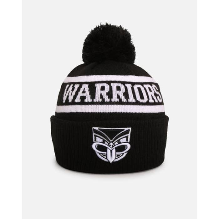 ニューエラ New Era 【 New Zealand Warriors 'Nrl White Beanies' Knitted Beanie Mens Black 】 ウォリアーズ 白色 ホワイト キャップ 帽子 メンズ 黒色 ブラック