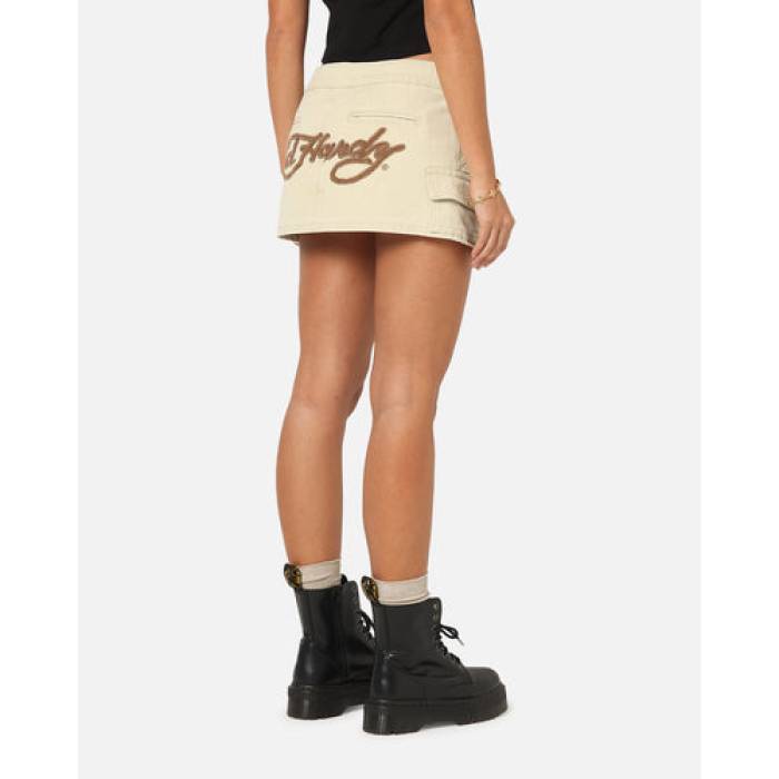 エドハーディー Ed Hardy 【 Cargo Mini Skirt Womens Stone 】 カーゴ レディース|スニケス