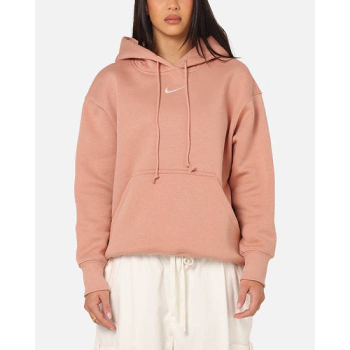 ナイキ Nike 【 Sportswear Phoenix Fleece Oversized Pullover Hoodie Womens Rose Gold 】 アリゾナ州の州都 フリース フーディー パーカー レディース Rose さくら色 ゴールド