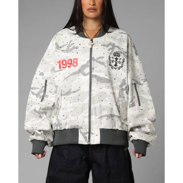 Loiter 【 Hailstorm Bomber Womens Snow Camo 】 レディース カモ柄