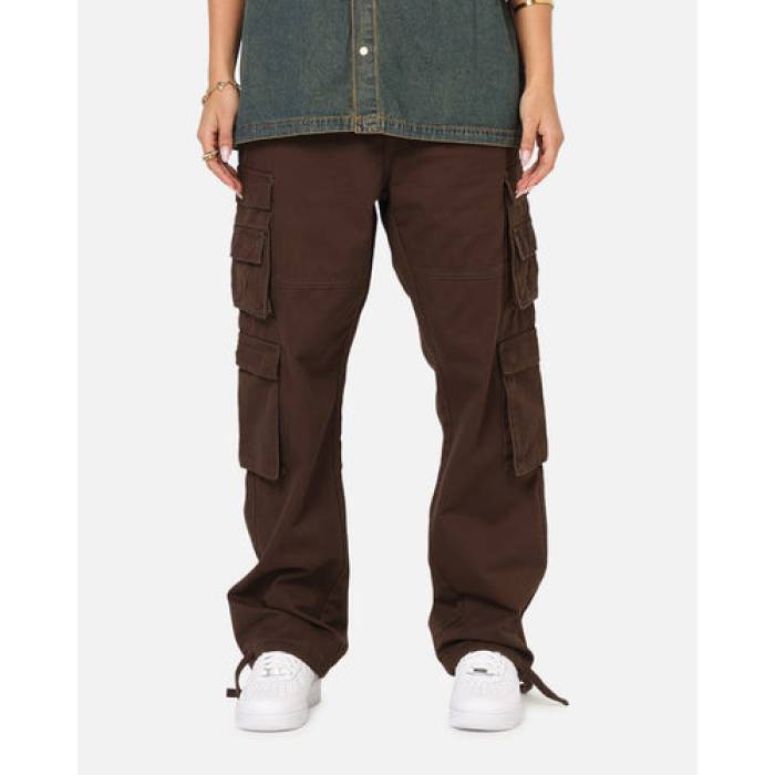 Saint Morta 【 Modern Utility Cargo Pants Womens Washed Brown 】 モダン カーゴ レディース 茶色 ブラウン