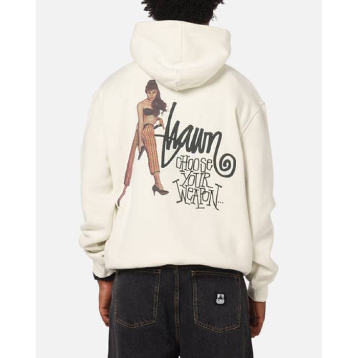 S Double 【 Choose Your Weapon Hoodie Mens Washed White 】 フーディー パーカー メンズ 白色 ホワイト