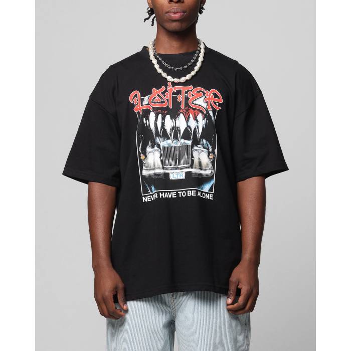 Loiter 【 Always And Forever T-Shirt Mens Black 】 プルオーバー メンズ 黒いこと 黒いこと