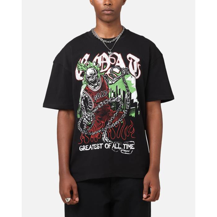 Goat Crew 【 Goat Skull Vintage T-Shirt Mens Black 】 vintage ビンテージ・ヴィンテージ ティーシャツ メンズ 黒いこと 黒いこと