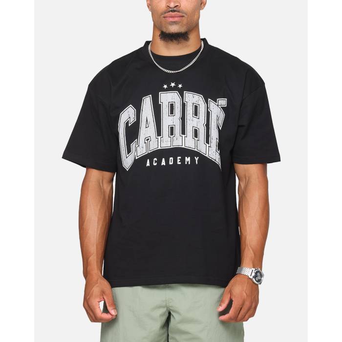 Carre 【 Institute T-Shirt Mens Black 】 プルオーバー メンズ 黒いこと 黒いこと