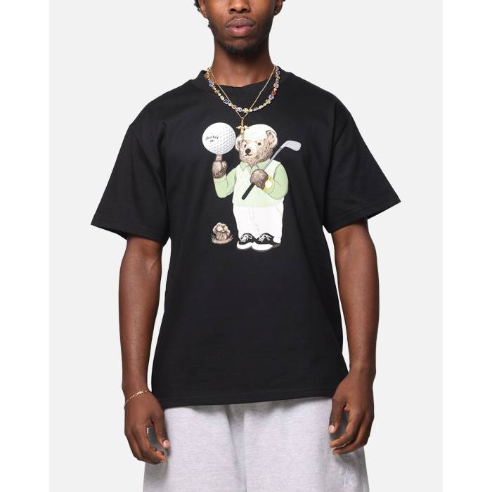Market 【 Par 5 Bear T-Shirt Mens Black 】 Tシャツ メンズ 黒色 ブラック