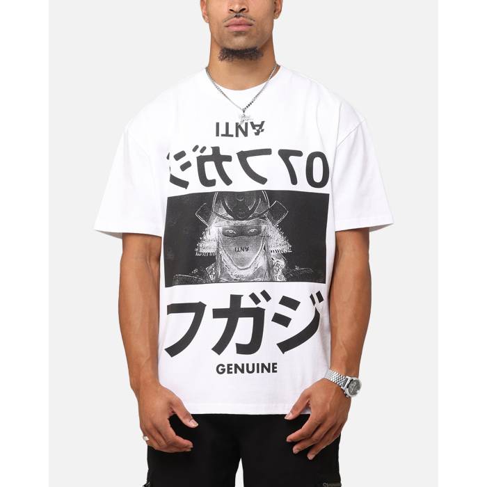 The Anti Order 【 Genuine Fake Boxy T-Shirt Mens White 】 プルオーバー メンズ 白いこと 白いこと