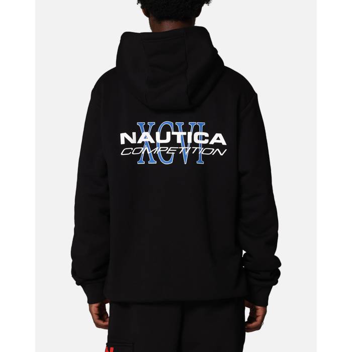 ノーティカ Nautica 【 Reeds Hoodie Mens Black 】 フーディー パーカー メンズ 黒色 ブラック