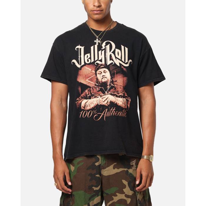 Jelly Roll 【 Authentic T-Shirt Mens Black 】 オーセンティック プルオーバー メンズ 黒いこと 黒いこと