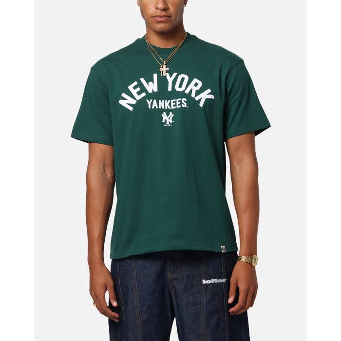 Majestic Athletic 【 New York Yankees Arch Vintage T-Shirt Mens Emerald 】 ヤンキース vintage ビンテージ・ヴィンテージ プルオーバー メンズ