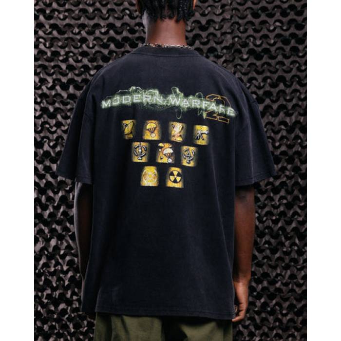 Goat Crew 【 X Call Of Duty Modern Warfare 25 Streak Heavy T-Shirt Mens Vintage Black 】 モダン ストリーク Tシャツ メンズ vintage ビンテージ・ヴィンテージ 黒色 ブラック