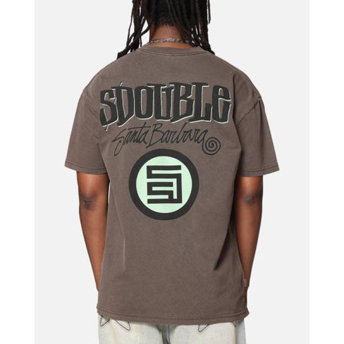 S Double 【 Combo Platter T-Shirt E Mens Washed Chocolat 】 プルオーバー メンズ