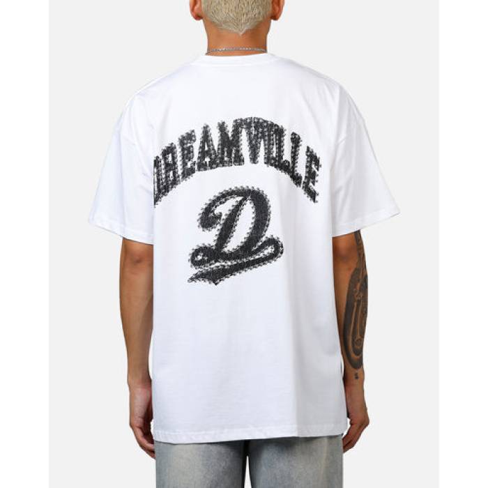 Dreamville 【 Stars T-Shirt Mens White 】 スターズ ティーシャツ メンズ 白いこと 白いこと