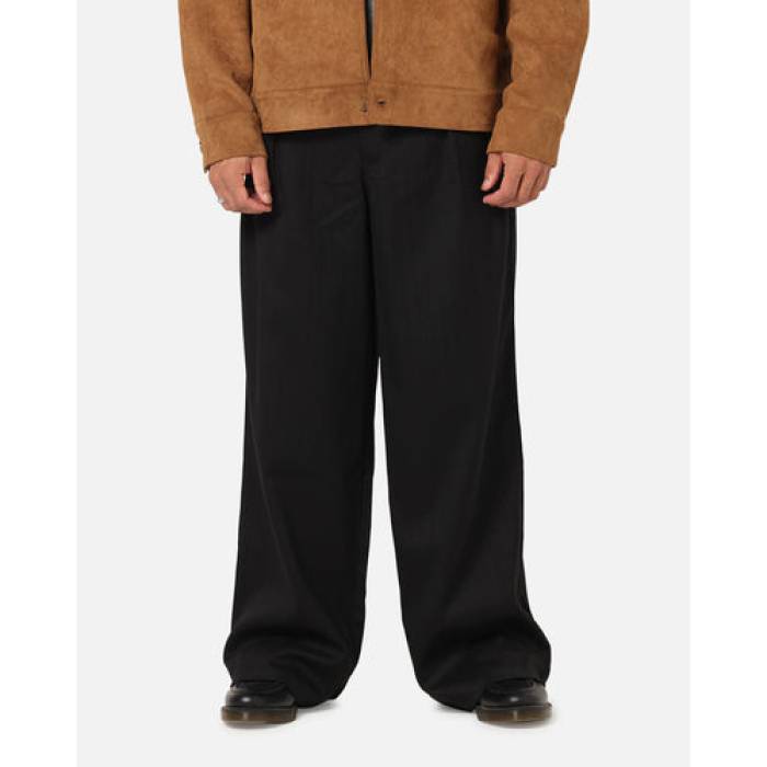 Xxiii 【 Pleated Pant Mens Black 】 ズボン下 メンズ 黒いこと 黒いこと